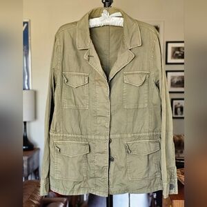 Velvet by Graham & Spencer Khaki Green Utility Jacket